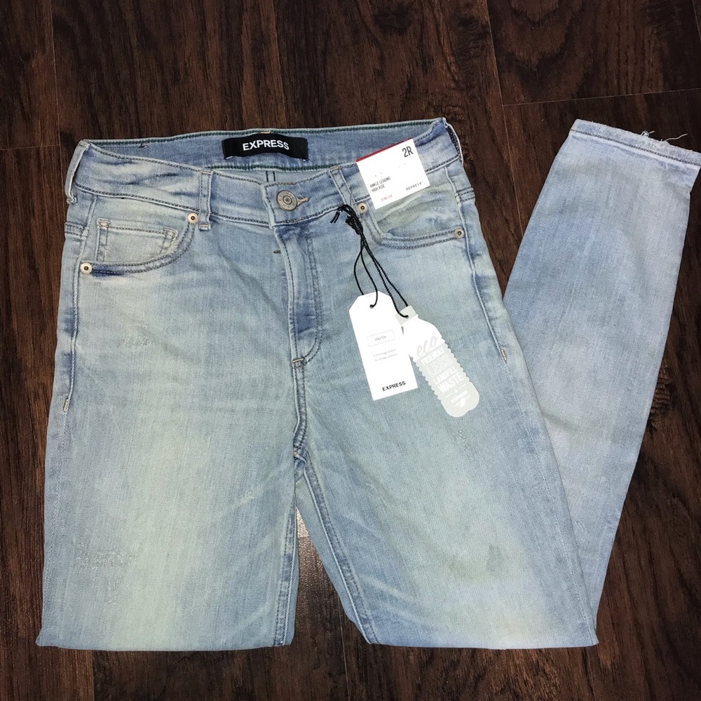 NWT Express Ankle High Rise Jeans (Stretch)